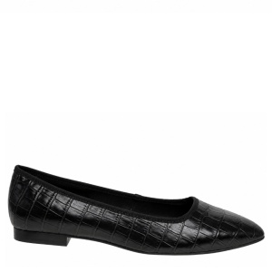 Balerini din piele naturala JIMENA Black - Img 2
