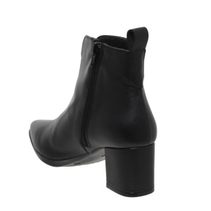 Botine din piele naturala BRUNA Black - Img 2