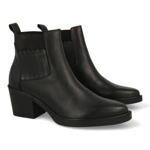 Botine din piele naturala IULIA Black - Img 2