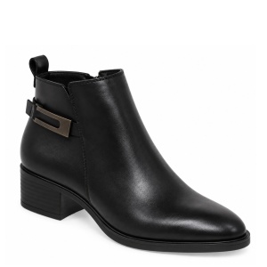 Botine din piele naturala SERENA Black