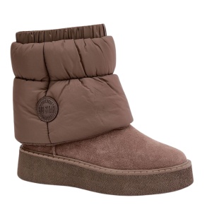 Cizme matlasate imblanite MARISOL Beige
