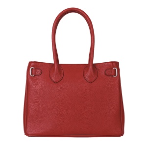 Geanta din piele naturala FLEUR Red - Img 3
