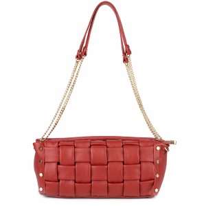 Geanta din piele naturala LILIA Red