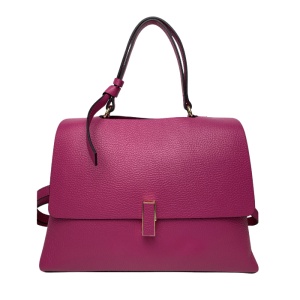 Geanta din piele naturala NIKA Fucsia