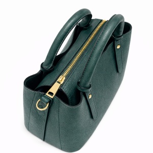Geanta din piele naturala SAVIANA Green - Img 3