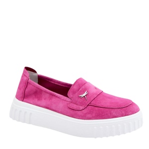 Pantofi din piele naturala NAIARA Fucsia