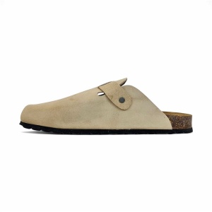 Saboti din piele naturala CORDOBA Beige - Img 2