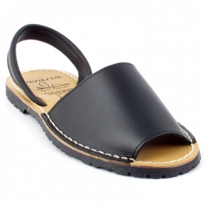 Sandale din piele AVARCA CLASIC Black - Img 6
