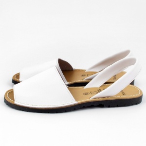Sandale din piele AVARCA CLASIC White - Img 4