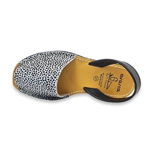 Sandale din piele AVARCA DOTS White - Img 5