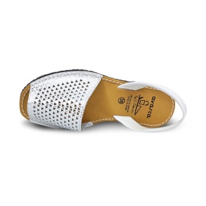 Sandale din piele AVARCA Rocket White - Img 4