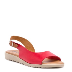Sandale din piele naturala FOX Red