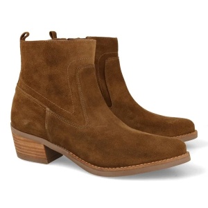 Botine din piele naturala ARIZONA Camel - Img 2