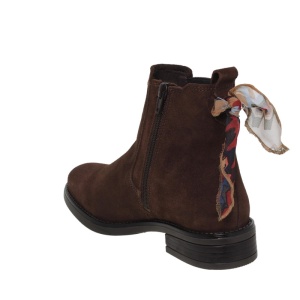 Botine din piele naturala ELVIRA Brown - Img 3