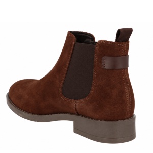 Botine din piele naturala JUANA Brown - Img 3