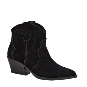 Botine din piele naturala YOLKA Black