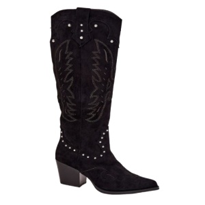 Cizme din piele ecologica ARAMCA Black