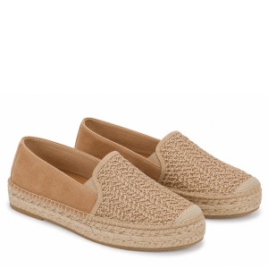 Espadrile din piele naturala KLEM Desert