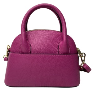 Geanta din piele naturala AGATA Fucsia