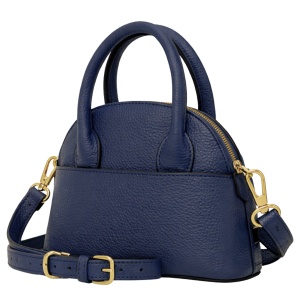Geanta din piele naturala AGATA Navy - Img 2