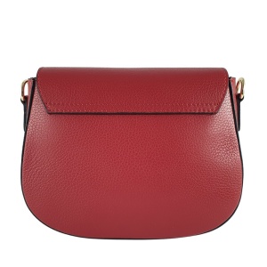 Geanta din piele naturala LUCRETIA Red - Img 2