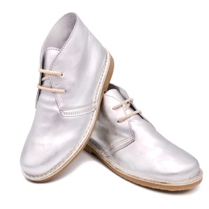 Ghete din piele naturala STELLAR Silver - Img 2