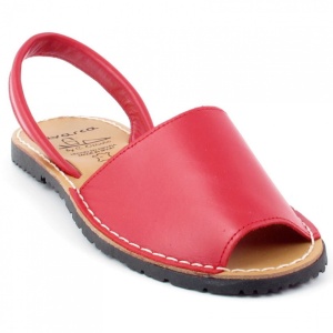 Sandale din piele AVARCA CLASIC Red - Img 2