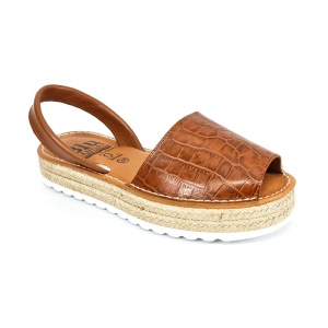 Sandale din piele AVARCA SERPENT Brown - Img 7