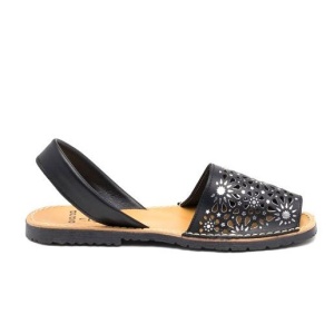 Sandale din piele AVARCA SPRING Black - Img 3