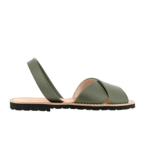Sandale din piele MINORQUINES Cala Army - Img 2