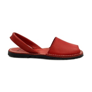 Sandale din piele naturala, AVARCA COLOUR POP Red - Img 3