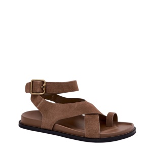 Sandale din piele naturala IRIA Taupe