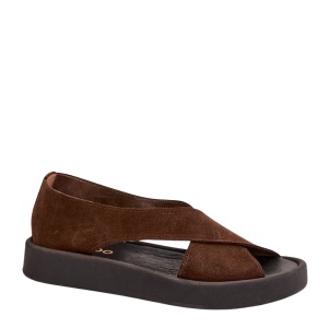 Sandale din piele naturala MALENA Brown