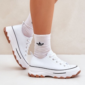 Tenisi cu platforma STEP White - Img 3