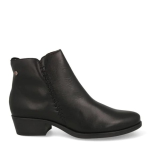 Botine din piele naturala ALANA Black