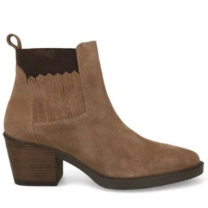 Botine din piele naturala IULIA Taupe