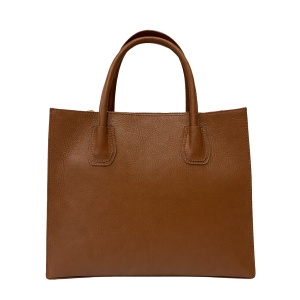 Geanta din piele naturala GERTRUDE Camel