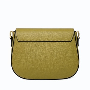 Geanta din piele naturala LUCRETIA Mustard - Img 2