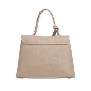 Geanta din piele naturala NIKA Beige - Img 3