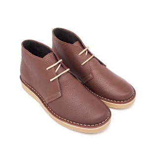 Ghete din piele nappa DOVER Choco