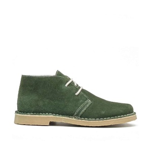 Ghete imblanite din piele intoarsa SAFARI Green - Img 2