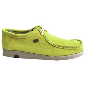 Mocasini din piele intoarsa SAFARI Fistic - Img 3