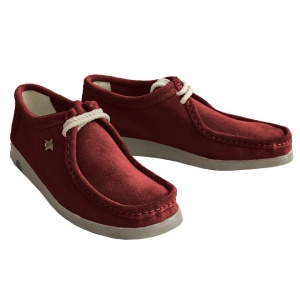 Mocasini din piele intoarsa SAFARI Marsala - Img 3