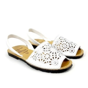 Sandale din piele AVARCA SPRING White - Img 1