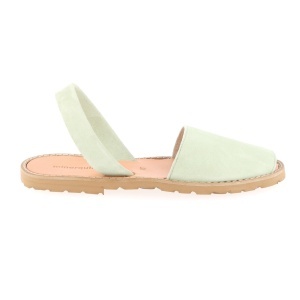 Sandale din piele MINORQUINES NUBUCK Cucumber - Img 2