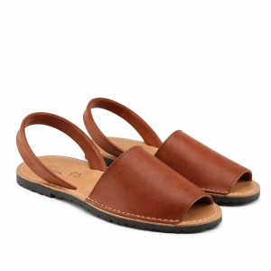 Sandale din piele naturala, AVARCA SEVILLA Brown