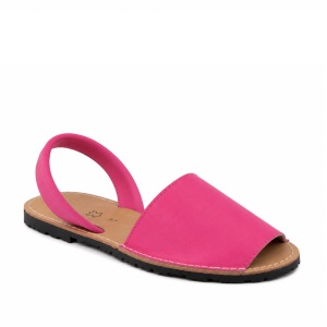 Sandale din piele naturala, AVARCA SEVILLA FUCSIA - Img 2