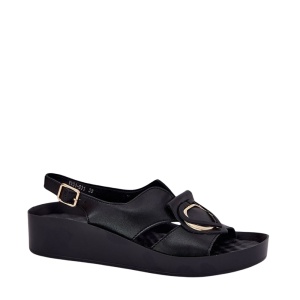 Sandale din piele naturala CORAL Black
