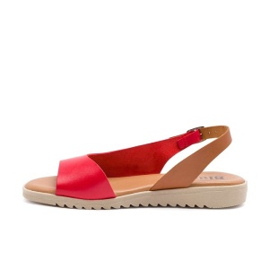 Sandale din piele naturala FOX Red - Img 2