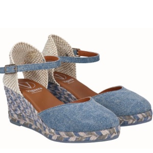 Sandale din piele naturala SAMBA Denim - Img 2